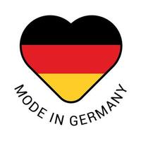 Label of Made in Germany vector