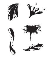 Vector illustrator of  Splashes Collection