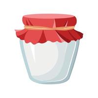 Vector illustrator of Transparent Jar