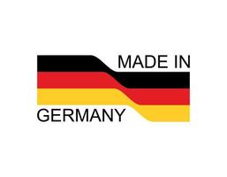 Label of Made in Germany vector