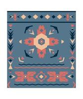 Carpet with Geometric Ornament vector