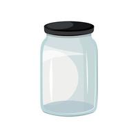 Vector illustrator of Transparent Jar