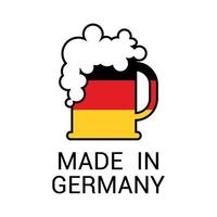 Label of Made in Germany vector