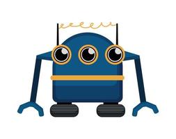 ilustrador vectorial de robot fantástico vector