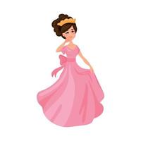 Vector illustrator of  Cartoon princesses