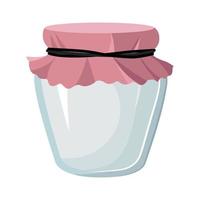 Vector illustrator of Transparent Jar