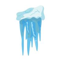 Illustration of icicles vector