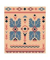 Carpet with Geometric Ornament vector