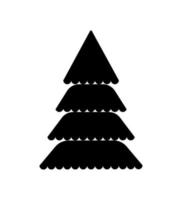 ilustrador vectorial de árbol de navidad vector