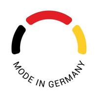 Label of Made in Germany vector