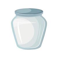 Vector illustrator of Transparent Jar