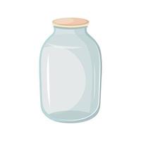 Vector illustrator of  Transparent Jar