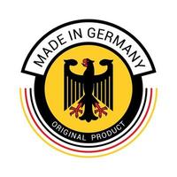 Label of Made in Germany vector