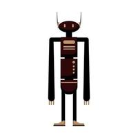 ilustrador vectorial de robot fantástico vector