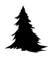 ilustrador vectorial de árbol de navidad vector