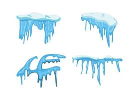 Collection of Icicles vector