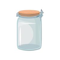 Vector illustrator of Transparent Jar