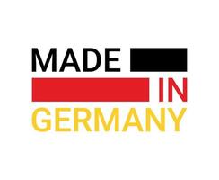 Label of Made in Germany vector