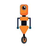 ilustrador vectorial de robot fantástico vector