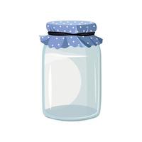 Vector illustrator of Transparent Jar