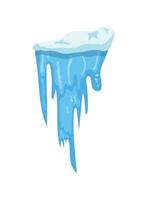 Illustration of icicles vector