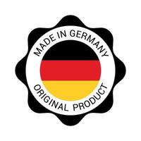 Label of Made in Germany vector