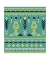 Carpet with Geometric Ornament vector