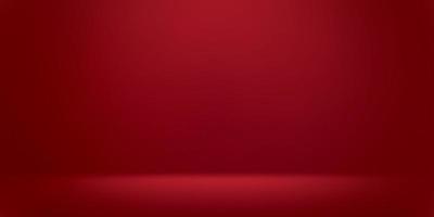 Abstract gradient background with red color, room studio, dak light. Vector illustration.