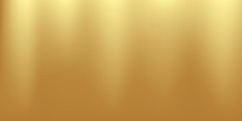 Gold abstract blurred gradient background. Vector illustration.