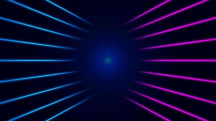 Neon Simple Background. Vector illustration