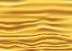 Golden Luxurious Fabric, cloth Background vector