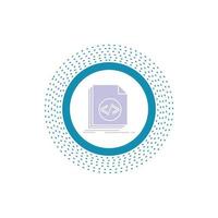 Code. coding. file. programming. script Glyph Icon. Vector isolated illustration