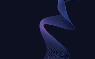 Abstract Blue Color technology Line wave background vector