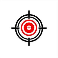 illustration vector of target logo