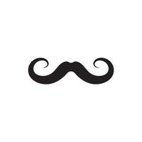 mustache icon template vector