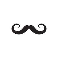 mustache icon template vector