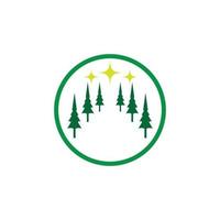 pine tree icon vector