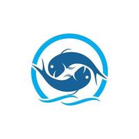 vector logo de pescado