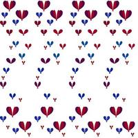 Geometric lines in blue and red  on background. vector