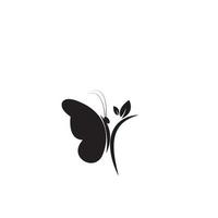 Butterfly leaf Logo vector