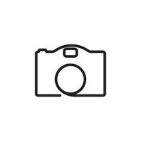 Camera logo icon vector