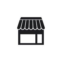 Store icon template vector