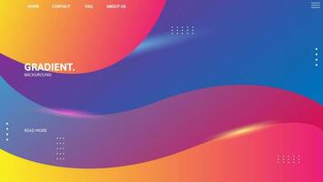 abstract wavy geometric background.gradient shapes composition. vector illustration