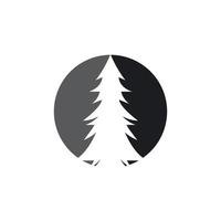 icono de pino vector