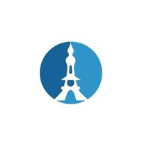 eifel tower logo vector