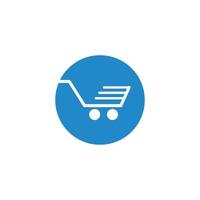 cart shop logo vector