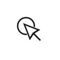 mouse computer logo vector