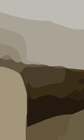 Aesthetic brown abstract background vector