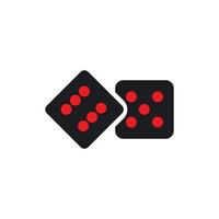 dice icon template vector