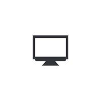 Monitor computer icon vector